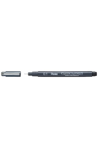 Pentel S20p-1a 0.1 Mm Fiber Uçlu Yazı Kalemi - İnce Uç - Poıntlıner