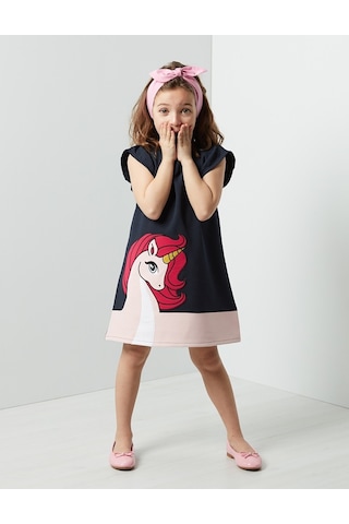 Denokids Unique Elbise Siyah