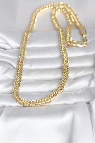 Cm 14k Gold Renk Kalın Zincir Model 60 Cm Kadın Kolye Çok Renkli 84450395