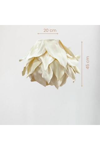 Lotus Krem Eva Sarkıt Aydınlatma Avize KREM RENK