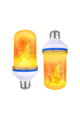 Padalink Led Alev Lambası, Dinamik Simülasyon, E26 Soket, Mavi Işık, Dayanıklı Malzeme, Kolay Kullanım