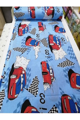 Lionas Metrelik Kumaş, Nevresimlik Kumaş 100x240cm Çok Renkli