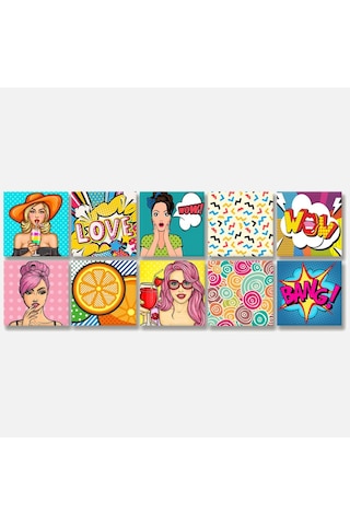 Tink Karma Popart Desenli Pvc Karo Diğer