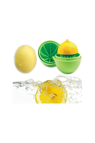 Hazneli Kapaklı Hijyenik Pratik Kolay Limon Sıkacağı Aparatı Diğer