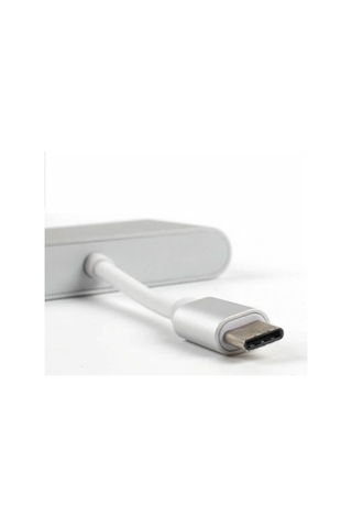 Type-C To 3 In 1 Vga Usb 3.0 Dönüştürücü Çevirici Adaptör Hub