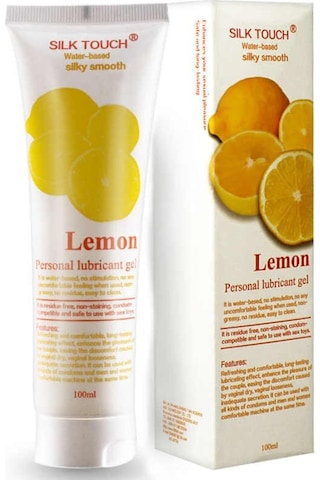 Erofoni Silk Touch Limon Aromalı Su Bazlı Kayganlaştırıcı Jel 100 ML