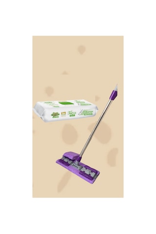Yer Temizleme Havlusu Uyumlu Mandallı Mop Bby01