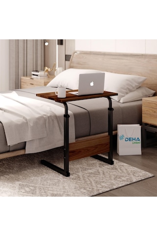 Dehalimited 60X40 Yükseklik Ayarlı Çalışma Masası,Hasta Yemek Masası,Laptop S