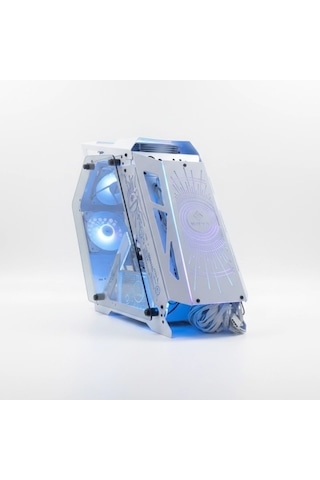 Daryun Razon 6x 120mm Argb Fanlı Robotik Beyaz Gaming Bilgisayar Kasası