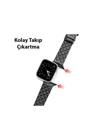 Polham Businessloop Gerçek Deri Apple Uyumlu Watch 38 40 41 MM İçin Kordon Kayış, Tüm Ciltlere Kayış