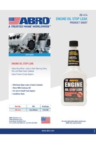 Abro Motor Yağı Sızıntı Durdurma 354 Ml.