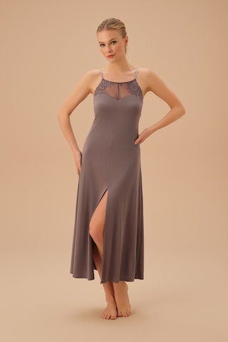 Suwen Swan Uzun Gecelik St4415613l1101 Duman Mavisi Mavi