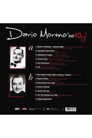 Plak - Darıo Moreno - Dario Moreno'Suz 40 Yıl