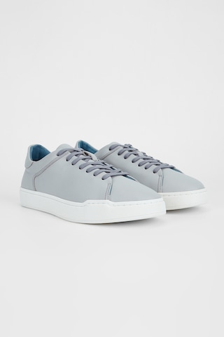 Valmenti Erkek Gri Hakiki Deri Sneakers & Spor Ayakkabı 167 7046 Erk Ayk Y23