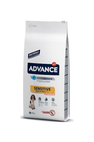 Advance Sensitive Somonlu ve Pirinçli Hassas Yetişkin Köpek Maması 12 KG Advance Sensitive Somonlu ve Pirinçli Hassas Yetişkin Köpek Maması 12 KG