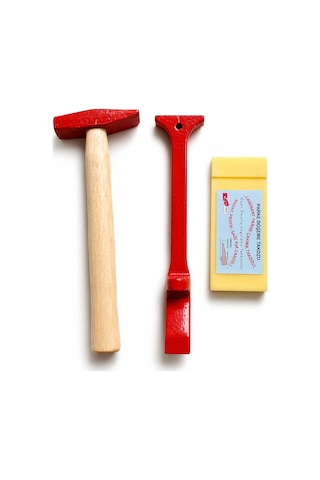 Laminant Parke Pro Usta Seti 2 17cm Kestamid Döşeme Çakma Takoz 500gr Çekiç Ve 3 32cm Çektirme Demir