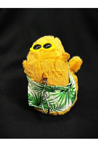 Dükkan Design Capybara Tatilde Peluş Anahtarlık Çok Renkli
