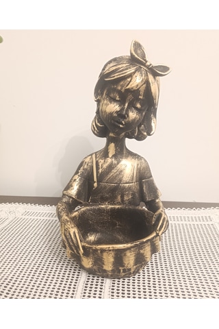 14cm-30cm Ebatlarında Kırılmaz Polyester,sepetli Kız Biblosu