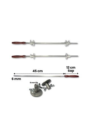 Barbekü Mangal Mini Master Cağ Döner, Et Döner Ve Tavuk Döner Seti