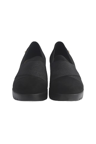 Sneaker Günlük Kadın Diğer 952565ds Donna Serena 2565 Ds Camoscio Nero Siyah