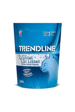 Trendline Tozsuz Silika Kristal Kedi Kumu 2 x 3600 ML