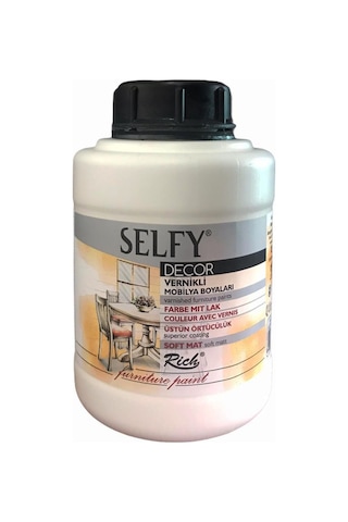 Rich Selfy Decor Vernikli Boya 1250Cc - Beyaz 12800