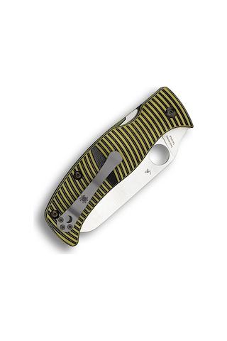 Spyderco Caribbean G-10 Lc200n Sheepfoot Plainedge Kamp Çakı Çok Renkli
