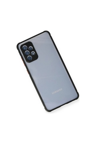 Samsung Galaxy A72 Kılıf Miami Şeffaf Silikon - Siyah 90102907