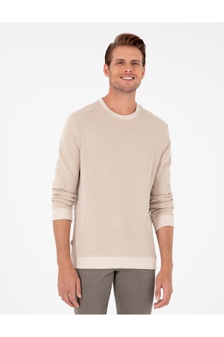Pierre Cardin Erkek Bej Sweatshirt 50296752-vr011 Bej