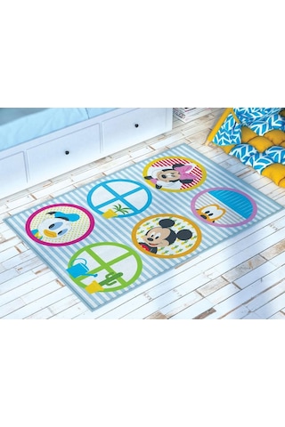 Zorlu Lisanslı Çocuk Halısı Mickey Baby 80X120 Zorlu Lisanslı Çocuk Halısı Mickey Baby 80X120