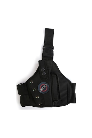 Siyah Asker Polis Bacak Kılıfı Silah Tabanca Askeri Kılıf (415871534) Siyah