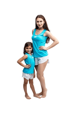 The Don Anne-Kız Turkuaz Kız Çocuk Şort Takımı (9-14 Yaş)