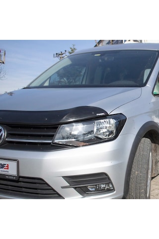 Cappafe Vw Caddy Ön Kaput Koruyucu Rüzgarlık 4Mm Abs 2015-2020