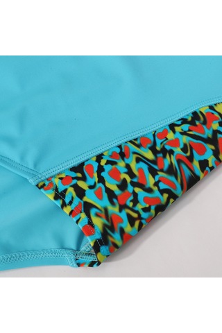 Slazenger SPL RacerBack Kadın Mayo Mavi / Siyah