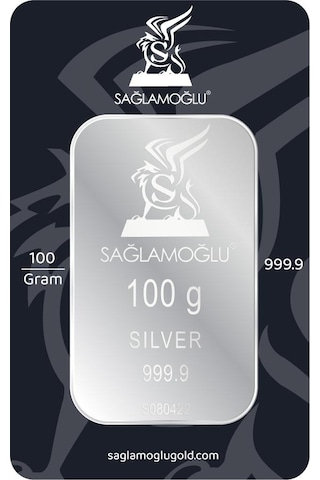 Sanal Kuyumculuk 100 Gram Külçe Gümüş
