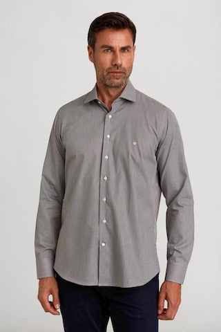 Bisse Erkek Regular Fit Klasik Gömlek Kahve Gm23k232025 D11 Kahverengi