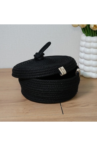 Zengin Design Home Zengin Supla Ekmek Sepeti Siyah