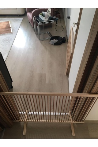 Sık Aralıklı Ahşap Köpek Çiti Yükseklik 70 Cm.
