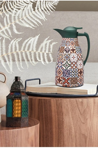 Roomours Andalusia Green Termos 0,75 Litre Endülüs Desenli Yeşil