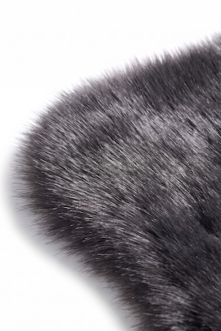 Merplush Peluş Post Halı 120x150 Cm Süet Taban Yumuşak Kürk Görünümlü Yatak Odası Halısı Antrasit Gri