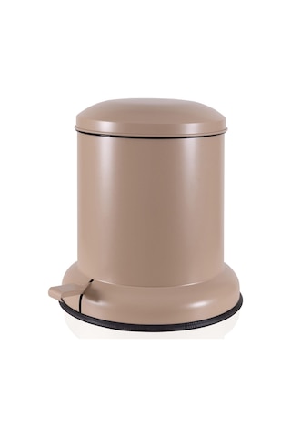 The Mia Metal Pedallı Çöp Kovası Mocha 20 Lt Kahverengi