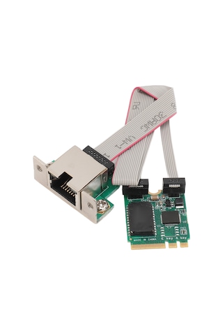 Tenfowee M.2 A+e Bus 2.5g Ethernet Kartı, Rj45 Port, Rtl8125b, 2.5g/1g Mod, Win/linux Uyumlu, Sabit Veri Aktarımı