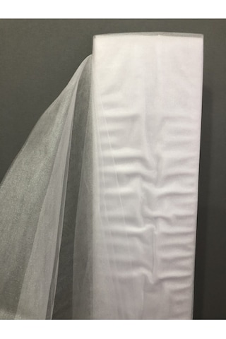 Kristal Tül, Kına Bohça Ve Tepsi Süsleme Tülü, Kapı Tütü Tülü Beyaz Boy 5 Metre 1,5 Metre Karbeyaz