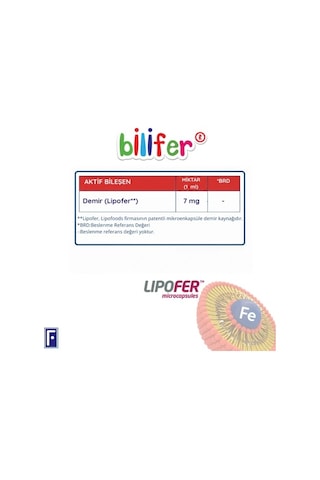 Bilifer Lipozomal Demir Damlası 10 ML