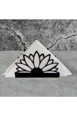 Glare Peçetelik Ayçiçeği Mat Siyah Siyah