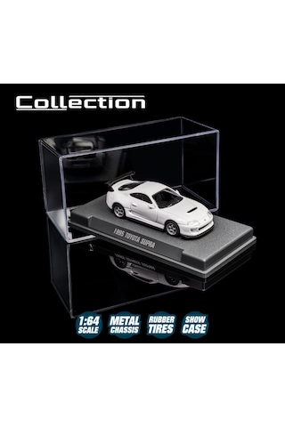 Majorette Colelction Toyota Supra 1995 Model Araç Beyaz Model Araç