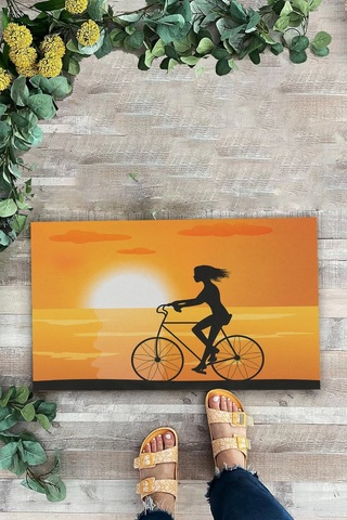 Valerine Life Özgürlüğün İzinde Sarı Renkli Welcome Hoş Geldiniz Kapı Önü Paspası 45x70cm Kahverengi