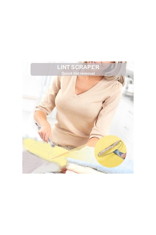 Lemestar Gri El İle Kullanan Bakır Uçlu Kumaş Tüylerini Temizleyici, Kumaş Topaklarını Ve Kirleri Kolayca Kaldıran Fırça Tarzı Aleti Gri