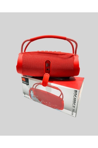 Bombox 3 Pro Kablosuz Taşınabilir Hoparlör Kırmızı