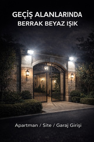 50 W Ultra Slim Led Projektör 220v-6500k-3400lm Beyaz Işık